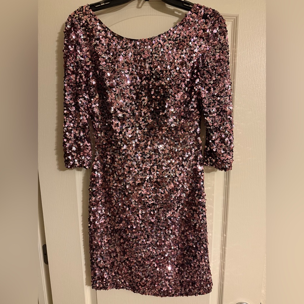 SCALA Sequin Pink Dress
